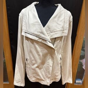Chico's Cream Utility Jacket for Women